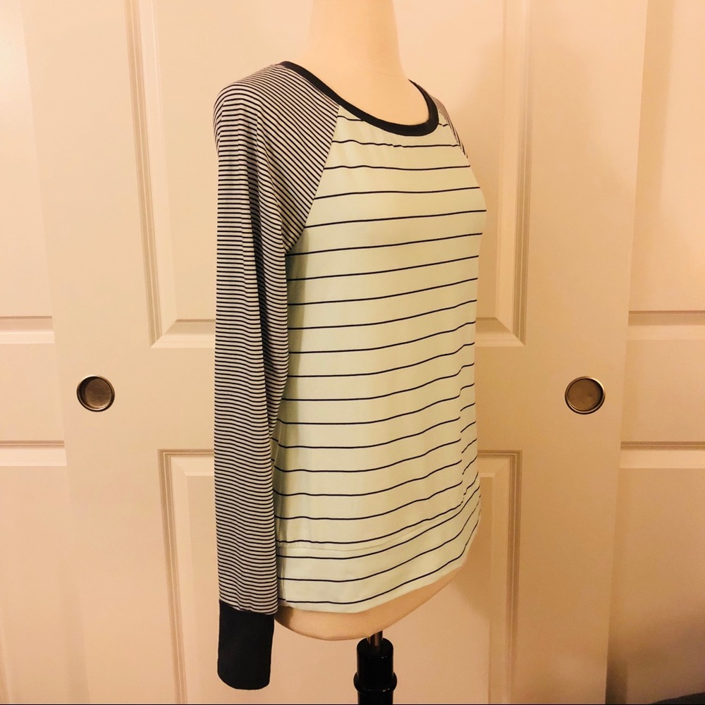 The Balance Collection striped long sleeve shirt - Picture 2 of 5